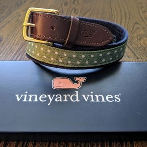 Vineyard Vines Golf Balls & Tees Canvas Club Belt